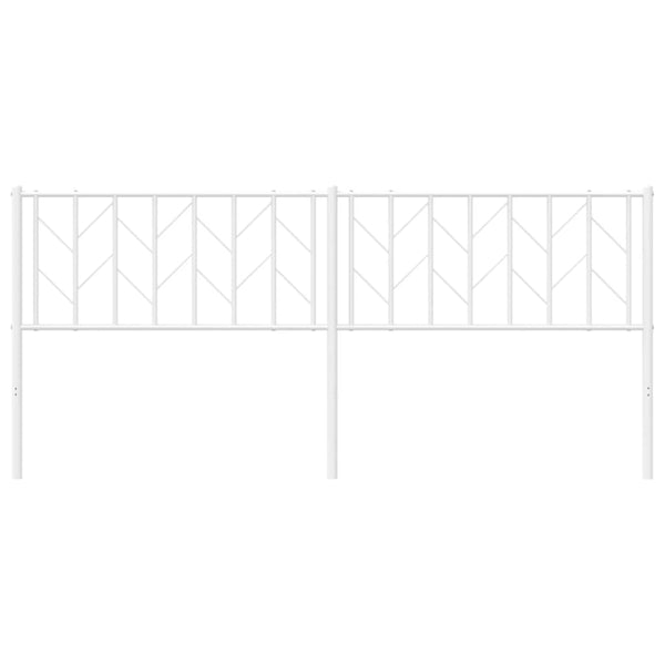 Weißes Metallkopfteil Evangheniea 193cm