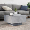Betoninharmaa sohvapöytä Carlene 55x55x31cm (puinen)