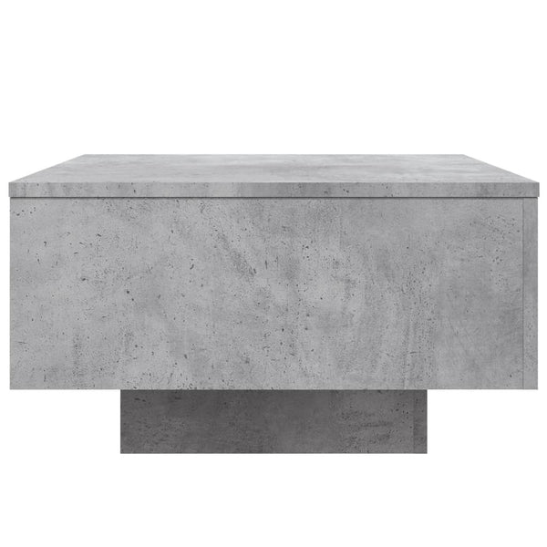 Betoninharmaa sohvapöytä Carlene 55x55x31cm (puinen)