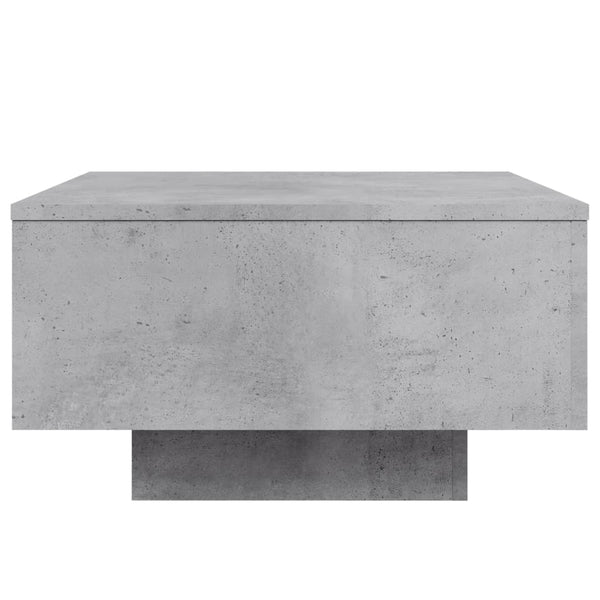 Betoninharmaa sohvapöytä Carlene 55x55x31cm (puinen)