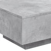 Betoninharmaa sohvapöytä Carlene 55x55x31cm (puinen)