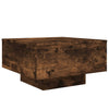 Couchtisch Carlene aus geräucherter Eiche 55x55x31cm (Holz)