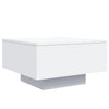 Valkoinen sohvapöytä led-valoilla Pimpi 55x55x31cm