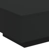 Schwarzer Couchtisch mit LED-Beleuchtung Pimpi 55x55x31cm