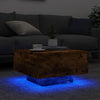 Couchtisch Räuchereiche mit LED-Beleuchtung Pimpi 55x55x31cm