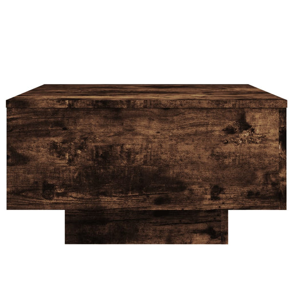 Couchtisch Räuchereiche mit LED-Beleuchtung Pimpi 55x55x31cm