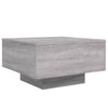 Harmaa sohvapöytä led-valoilla Pimpi 55x55x31cm (sonoma)