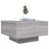 Harmaa sohvapöytä led-valoilla Pimpi 55x55x31cm (sonoma)