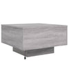 Harmaa sohvapöytä led-valoilla Pimpi 55x55x31cm (sonoma)