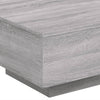 Harmaa sohvapöytä led-valoilla Pimpi 55x55x31cm (sonoma)
