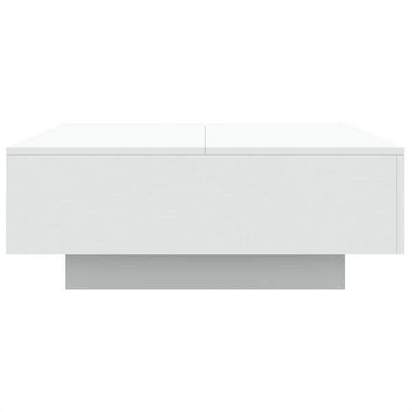 Valkoinen sohvapöytä Carlene 80x80x31cm (lastulevy)