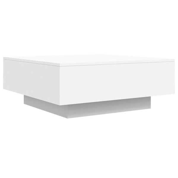 Valkoinen sohvapöytä Carlene 80x80x31cm (lastulevy)
