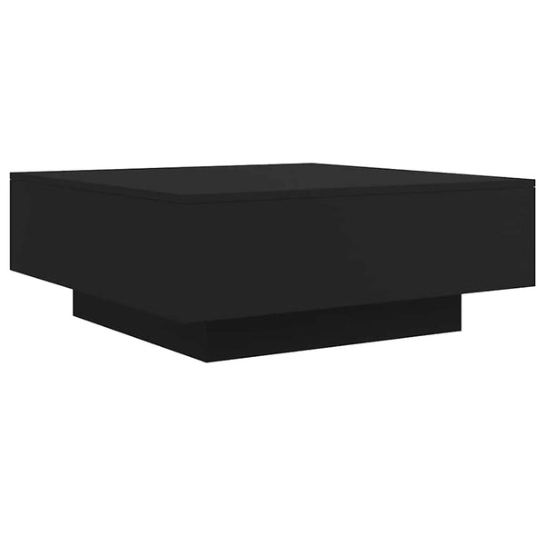 Schwarzer Couchtisch Carlene 80x80x31cm (Spanplatte)