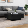 Schwarzer Couchtisch Carlene 80x80x31cm (Spanplatte)