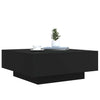 Schwarzer Couchtisch Carlene 80x80x31cm (Spanplatte)
