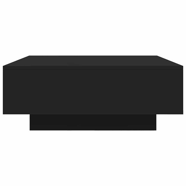 Schwarzer Couchtisch Carlene 80x80x31cm (Spanplatte)