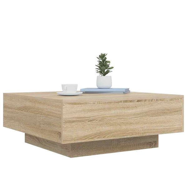 Sonoma tammi sohvapöytä Carlene 80x80x31cm (lastulevy)