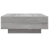 Grauer Couchtisch Carlene 80x80x31cm (Holz)