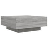 Grauer Couchtisch Carlene 80x80x31cm (Holz)