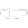 Grauer Couchtisch Carlene 80x80x31cm (Holz)