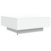 Couchtisch weiß Pimpi mit LED-Beleuchtung 80x80x31cm