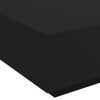 Musta sohvapöytä led-valoilla Pimpi 80x80x31cm
