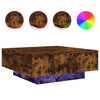 Couchtisch Räuchereiche mit LED-Beleuchtung Pimpi 80x80x31cm
