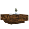 Couchtisch Räuchereiche mit LED-Beleuchtung Pimpi 80x80x31cm