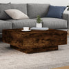 Couchtisch Räuchereiche mit LED-Beleuchtung Pimpi 80x80x31cm
