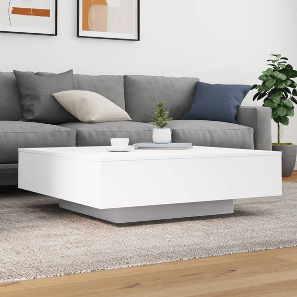Couchtisch Carlene weiß 100x100x31cm (Holz)