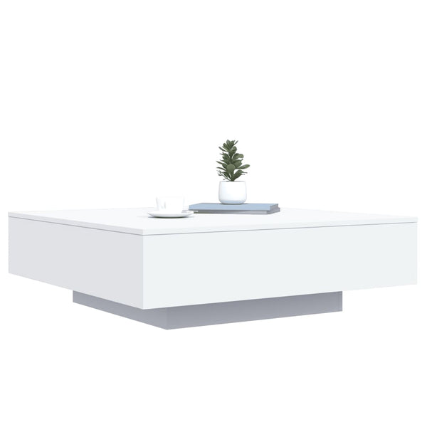Couchtisch Carlene weiß 100x100x31cm (Holz)