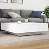 Couchtisch Carlene weiß 100x100x31cm (Holz)