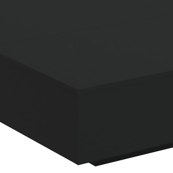 Musta sohvapöytä Carlene 100x100x31cm (puinen)