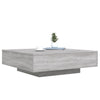 Grauer Couchtisch Carlene 100x100x31cm (Holz)