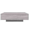 Grauer Couchtisch Carlene 100x100x31cm (Holz)