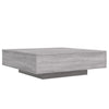 Grauer Couchtisch Carlene 100x100x31cm (Holz)