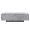 Betongrauer Couchtisch mit LED-Beleuchtung Pimpi 100x100x31cm