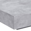 Betongrauer Couchtisch mit LED-Beleuchtung Pimpi 100x100x31cm