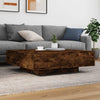 Couchtisch Räuchereiche mit LED-Beleuchtung Pimpi 100x100x31cm