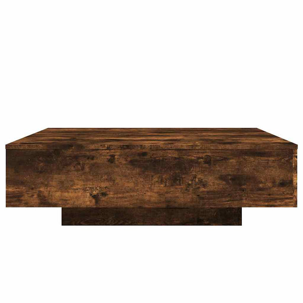 Couchtisch Räuchereiche mit LED-Beleuchtung Pimpi 100x100x31cm