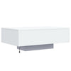 Valkoinen sohvapöytä led-valoilla Pimpi 85x55x31cm