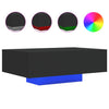 Schwarzer Couchtisch mit LED-Beleuchtung Pimpi 85x55x31cm