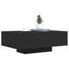 Schwarzer Couchtisch mit LED-Beleuchtung Pimpi 85x55x31cm