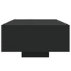 Schwarzer Couchtisch mit LED-Beleuchtung Pimpi 85x55x31cm