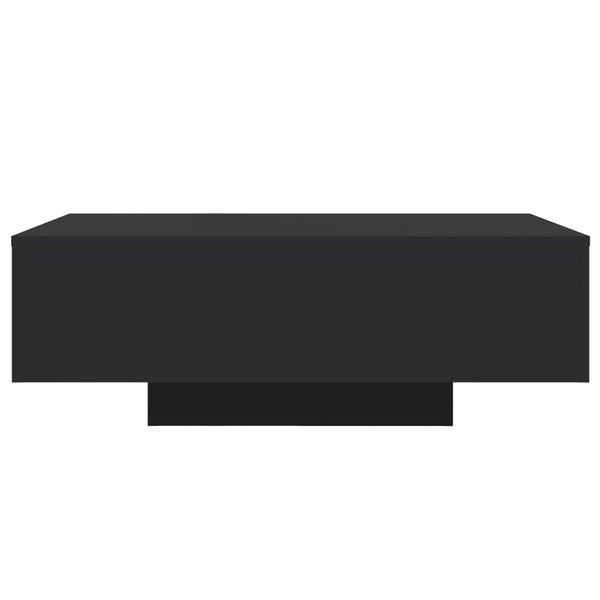 Schwarzer Couchtisch mit LED-Beleuchtung Pimpi 85x55x31cm