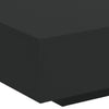 Schwarzer Couchtisch mit LED-Beleuchtung Pimpi 85x55x31cm