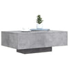 Betongrauer Couchtisch mit LED-Beleuchtung Pimpi 85x55x31cm