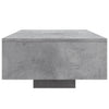 Betongrauer Couchtisch mit LED-Beleuchtung Pimpi 85x55x31cm