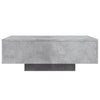 Betongrauer Couchtisch mit LED-Beleuchtung Pimpi 85x55x31cm