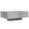 Betongrauer Couchtisch mit LED-Beleuchtung Pimpi 85x55x31cm